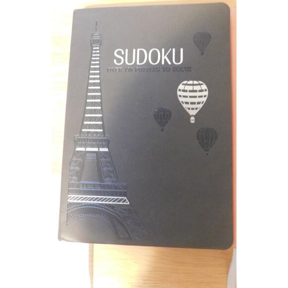 Hinkler Puzzle Books Leather Lot of 2 Sudoku and Crossword New - Picture 2 of 6